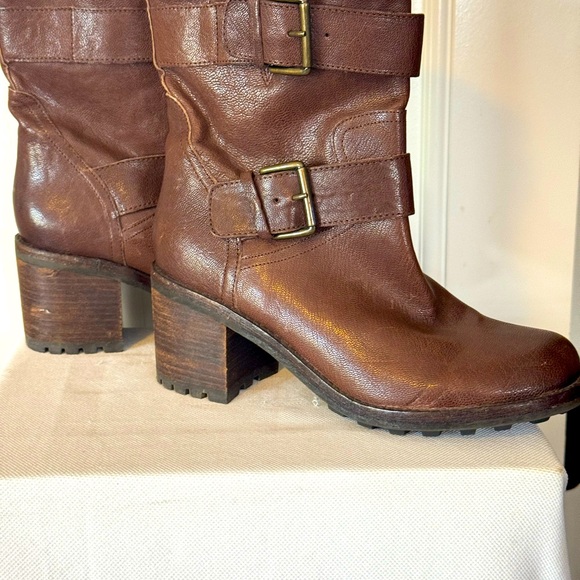 👢SAM EDELMAN CHUNKY HEEL BOOTS 👢 - Picture 1 of 16